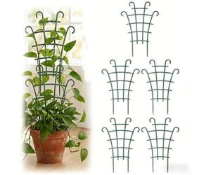 Lot de 6/10 supports empilables pour mini plantes grimpantes, haricots verts, poivrons, pothos, fleurs de lierre, herbes (10 pièces)