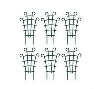 Lot de 6/10 treillis pour plantes grimpantes empilables, hauteur réglable, piquets de jardin en plastique pour intérieur et extérieur (6 pièces)