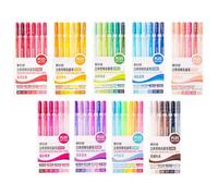 Lot de 6/12/54 marqueurs acryliques de couleur pour peinture acrylique, stylo gel pour peinture sur verre et métal