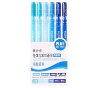 Lot de 6/12/54 marqueurs acryliques de couleur pour peinture acrylique, stylo gel pour peinture sur verre et métal