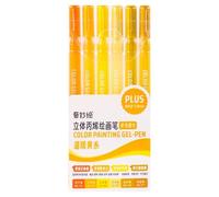 Lot de 6/12/54 marqueurs acryliques de couleur, stylo de peinture acrylique, stylo gel, marqueur de peinture pour verre, métal, peinture