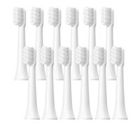 Lot de 6/12 têtes de brosse de rechange for brosse à dents électrique Xiaomi, Mijia T100 Mes603, aspirateur DuPont à poils souples(T100-WH-12PCS)