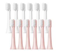 Lot de 6/12 têtes de brosse de rechange for brosse à dents électrique Xiaomi, Mijia T100 Mes603, aspirateur DuPont à poils souples(T100-WH6 PK6)