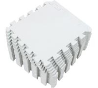 Lot de 6/18 Dalles de Sol en Mousse EVA emboîtables for Salle de Sport à Domicile, Jeux, entraînements et Exercices Tapis de Gymnastique Puzzle(White-30x30cm,18PCS)