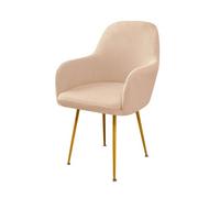 Lot de 6, 4, 2 housses de chaise de salle à manger imperméables extensibles pour accoudoirs et dossiers, couleur crème, parfaites pour les meubles de salle à manger