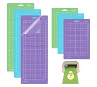 Lot de 6 4,5" X 12" + 4,5" X 6,5" Tapis de Découpe Standard | Tapis de découpe pour Cricut Joy Antidérapant et Durable Tapis de Découpe Adhésif pour Couture