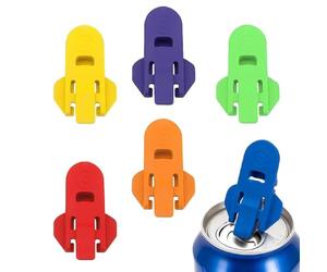 Lot de 6 - 6 paquets de sodacanopenertool, onglet bière canLid ouvre-bouteille | Pour canettes peut couvrir le jeu d'ouvre-bouteilles, pop peutTop Openers pour la bière, les boissons gazeuses et les