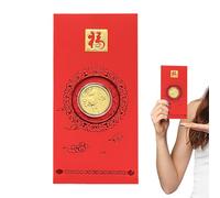 Lot de 6,69 x 3,35 pouces, enveloppe rouge pour le Nouvel An | pour la carte de monnaie garçon fille adulte âgé ami de famille fête d'anniversaire que vous pouvez Raggiung