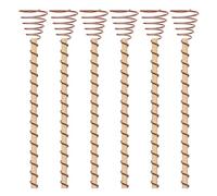 Lot de 6/8/10 piquets d'électrolyture en cuivre pour plantes de jardin - Pour cultiver des légumes de jardin en utilisant la croissance