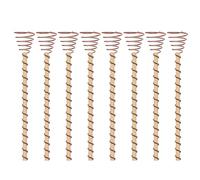 Lot de 6/8/10 piquets d'électrolyture en cuivre pour plantes de jardin - Pour cultiver des légumes de jardin en utilisant la croissance