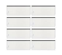 Lot de 6 accessoires compatibles avec aspirateur robot Ecovacs Deebot OZMO U2 DGN22 YEEDI K650 - Brosse latérale principale - Filtre HEPA