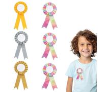 Lot de 6 accessoires de cheval amusants et vibrants pour chevaux, accessoires pour chevaux, nœuds de tournoi, nœuds de tournoi, rosaces en tissu, accessoires pour chevaux d'équitation