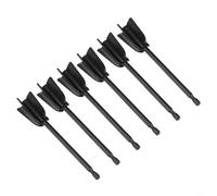 Lot de 6 accessoires de mélangeur pour perceuse - Outil de mélange en résine époxy avec design en spirale - Agitateur ABS réutilisable pour peintures, glaçures en céramique, taches