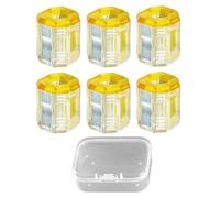 Lot de 6 accessoires de tournevis magnétiques transparents pour hommes, débutants, ouvriers, et améliorations