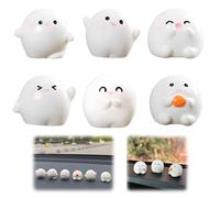 Lot de 6 Accessoires de Voiture Mignon Anime pour Tableau de Bord Rétroviseur et Tableau de Bord Décoration de Studio Ghibli Décoration Amusante pour Rétroviseur de Voiture