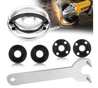 Lot de 6 accessoires pour meuleuse d'angle, écrou de serrage rapide M14 avec lex et bride de meuleuse intérieure extérieure, installation compatible avec les meuleuses d'angle de 125 mm