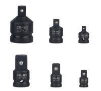 Lot de 6 adaptateurs de douille à impact pour tournevis et réducteur de conversion pour applications professionnelles et outils