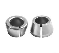 Lot de 6 adaptateurs de mandrin M17 avec écrou pour machine de gravure et routeur électrique, 10 mm/9,5 mm/8 mm/6,35 mm/6 mm Pointe en carbure