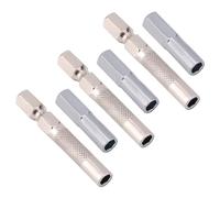 Lot de 6 adaptateurs d'embouts hexagonaux de 1/4" à 4 mm, 6,35 mm vers 4 mm, porte-embouts magnétiques et porte-embouts pour microbes, kit d'outils de réparation de voiture et de bricolage