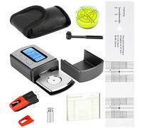 Lot de 6 adaptateurs et de réglage pour tourne-disque avec balance numérique, gabarit de saillie, appareil de mesure d'azimut et brosse de nettoyage, kit d'aiguilles de platine USB pour bras de