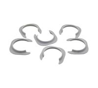 Lot de 6 Adaptateurs pour Pots La Laitière - Compatibles Yaourtière SEB Multidélices (Gris)