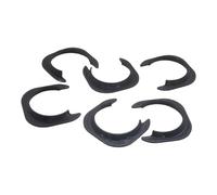 Lot de 6 Adaptateurs pour Pots La Laitière - Compatibles Yaourtière SEB Multidélices (Noir)