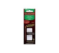 Lot de 6 Aiguilles à quilting noir-doré demi-longues - Clover(...) - Noir