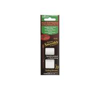 Lot de 6 Aiguilles à quilting noir-doré demi-longues -(...) -
