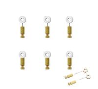 Lot de 6 aiguilles de positionnement de suture en cuir, aiguilles situées à bords fixes pour maroquinerie, outils auxiliaires