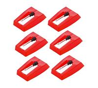 Lot de 6 aiguilles diamant de rechange pour tourne-disque vinyle ION Jensen Crosley Victrola Sylvania Phonograph LP