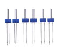 Lot de 6 aiguilles jumelées pour machine à coudre, pour machine à coudre, double stretch, pour machine à coudre