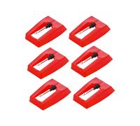 Lot de 6 aiguilles pour tourne-disque, tête piézoélectrique pour phonographe LP