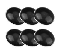 Lot de 6 Aimants pour Rideau de Douche, Poids Rideau Douche Rideaux Étanches Magnétiques Ronds Poids, Résistants à la Rouille Poids Lestage Rideau Empêchent la Doublure de Bouger (Noir)