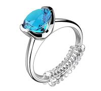 Lot de 6 ajusteurs de taille de bague pour bagues lâches invisibles en silicone transparent 4 tailles pour presque tous les doigts, TPU, Sans pierre