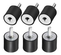Lot de 6 amortisseurs M8, amortisseurs en caoutchouc M8, amortisseurs anti-vibrations Silentbloc pour moteurs à essence, pompes à eau, bobines de bateau