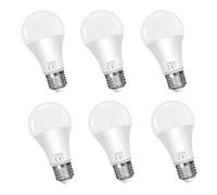 Lot de 6 Ampoule LED E27 12W Équivalent 100W Halogène, Blanc Chaud 2700K, 1200lm, A60 culot à Grosse Vis E27, AC 175V-265V, No Dimmable, pour le Lampadaire, l'applique Murale