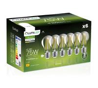 Lot de 6 ampoules LED E27 A60 8W 4000K 1055 lm LUMILED