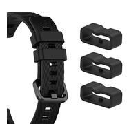 Lot de 6 anneaux de fermeture compatibles avec Fitbit Luxe/Inspire 2/Inspire 3/Inspire HR/Ace 2/Ace3 Band Keeper Bracelet de rechange en silicone pour bracelet de montre