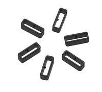 Lot de 6 anneaux de fermeture en silicone de rechange compatibles avec Amazfit T-REX/GTR 4/GTR 3 pro/GTR 2 Band Keeper pour bracelet Amazfit Cheetah Pro/Bip 6/Bip 5 Unity, 22mm