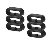 Lot de 6 anneaux de fixation pour Garmin Vivoactive 6, 5, 3/Forerunner 645, 245, 45, 55, 165, Venu Sq, Sq2, Vivomove, Fenix 7S, 6S, 5S, boucle de rechange en silicone