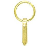 Lot de 6 anneaux + lacets 13 mm pour 1 Kg CEANOTHE en métal - Fabriqué en France Doré G