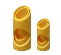 Lot de 6 appareils de coupe de tubes usinés de différentes tailles 15 mm/22 mm/28 mm/40 mm/46 mm/53 mm pour projets de réfrigération commerciale, coupe-tubes en mousse avec marqueurs de profondeur