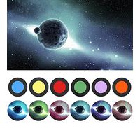 Lot de 6 appareils photo numériques et accessoires pour télescopes astronomiques avec lentille oculaire 3,25 cm et filtre nébuleuse 11 x 8 x 2 cm