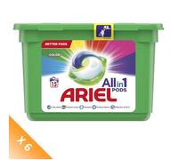 [Lot de 6] ARIEL Allin1 Lessive en capsules Couleur - 15 lavages