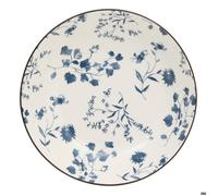 Lot de 6 Assiette creuse Umami D20 cm fleur bleu - Atmosphera Créateur d'intérieur