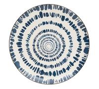 Lot de 6 Assiette plate Umami D26cm rayon bleu - Atmosphera Créateur d'intérieur