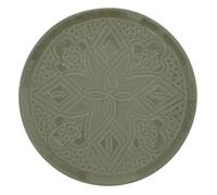 Lot de 6 Assiettes à Dessert Faïence ""Sienna"" 20cm Vert Olive