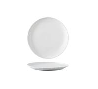 Lot de 6 assiettes à dîner en céramique - Vaisselle de cuisine élégante pour la maison et le restaurant - Assiettes à salade et à dîner durables - Essentiels de table élégants et fonctionnels