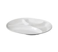 Lot de 6 assiettes à fondue blanches avec 12 fourchettes à fondue