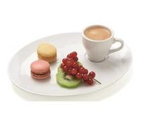 lot de 6 assiettes café gourmand isis l250 x lg195 x h20 mm G
